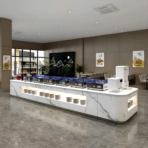自助餐台火锅酒店取餐台布菲台