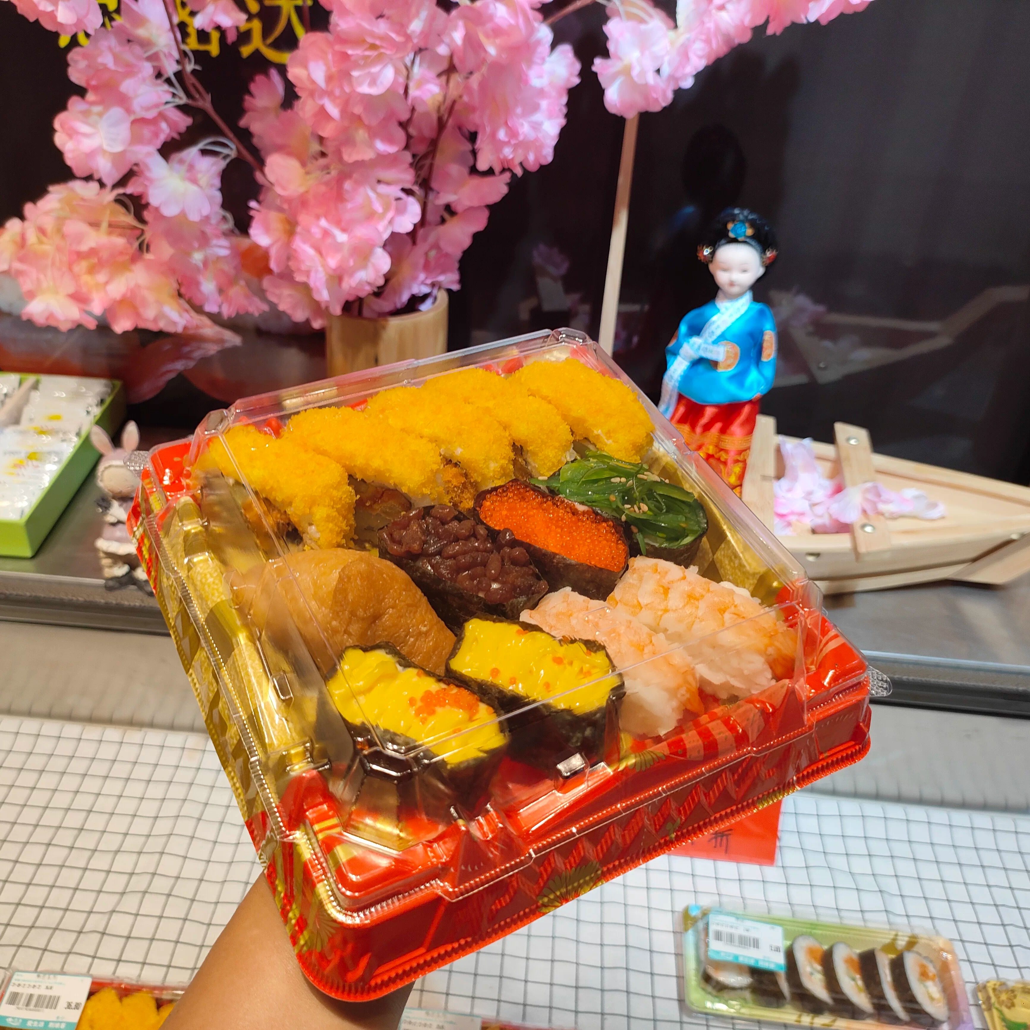 一次性寿司盒冰川桶正方手握手卷军舰三文鱼刺身印花带盖打包盒新,餐饮具,一次性餐盒,淘宝优惠券,粉丝福利购,淘宝优惠卷