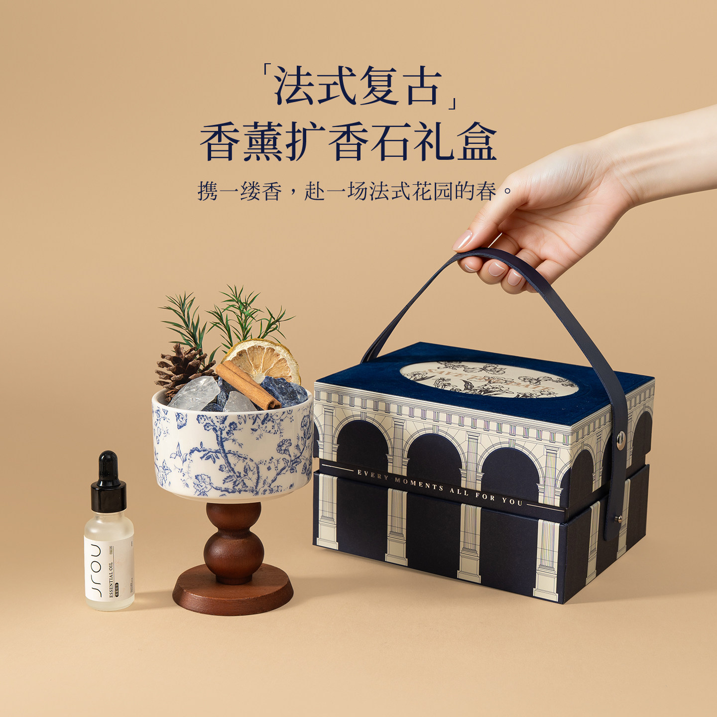 【教师节礼物】女生复古香薰礼盒图片