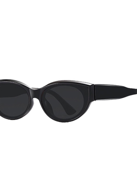 2024新款小众美式猫眼墨镜网红高级感小脸辣妹y2k潮酷黑色眼镜女