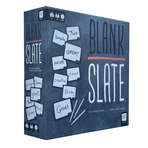 Blank slate 全英文空白板家庭亲子 游戏卡牌拼句子派对桌游卡片