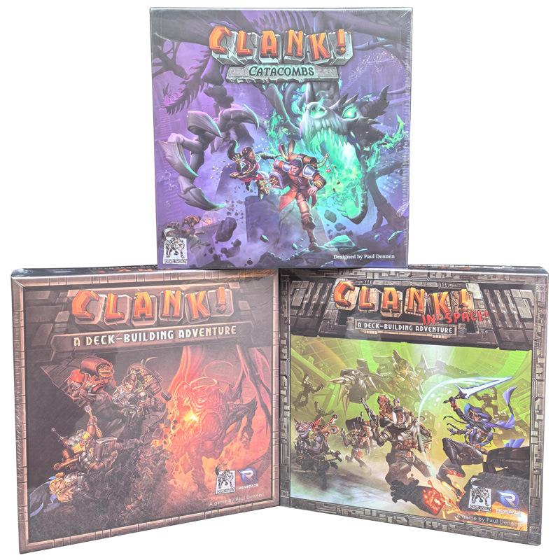 英文版Clank! in! space! 龙穴寻宝聚会棋盘桌游卡牌游戏龙穴探宝