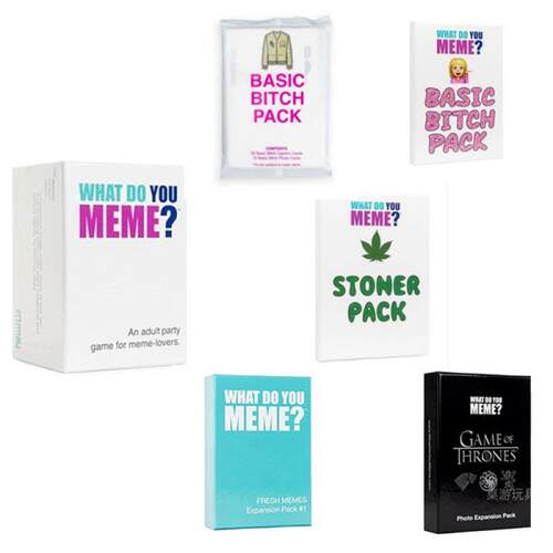 英文版 what do you meme 基础 扩展 Card board game卡牌桌游