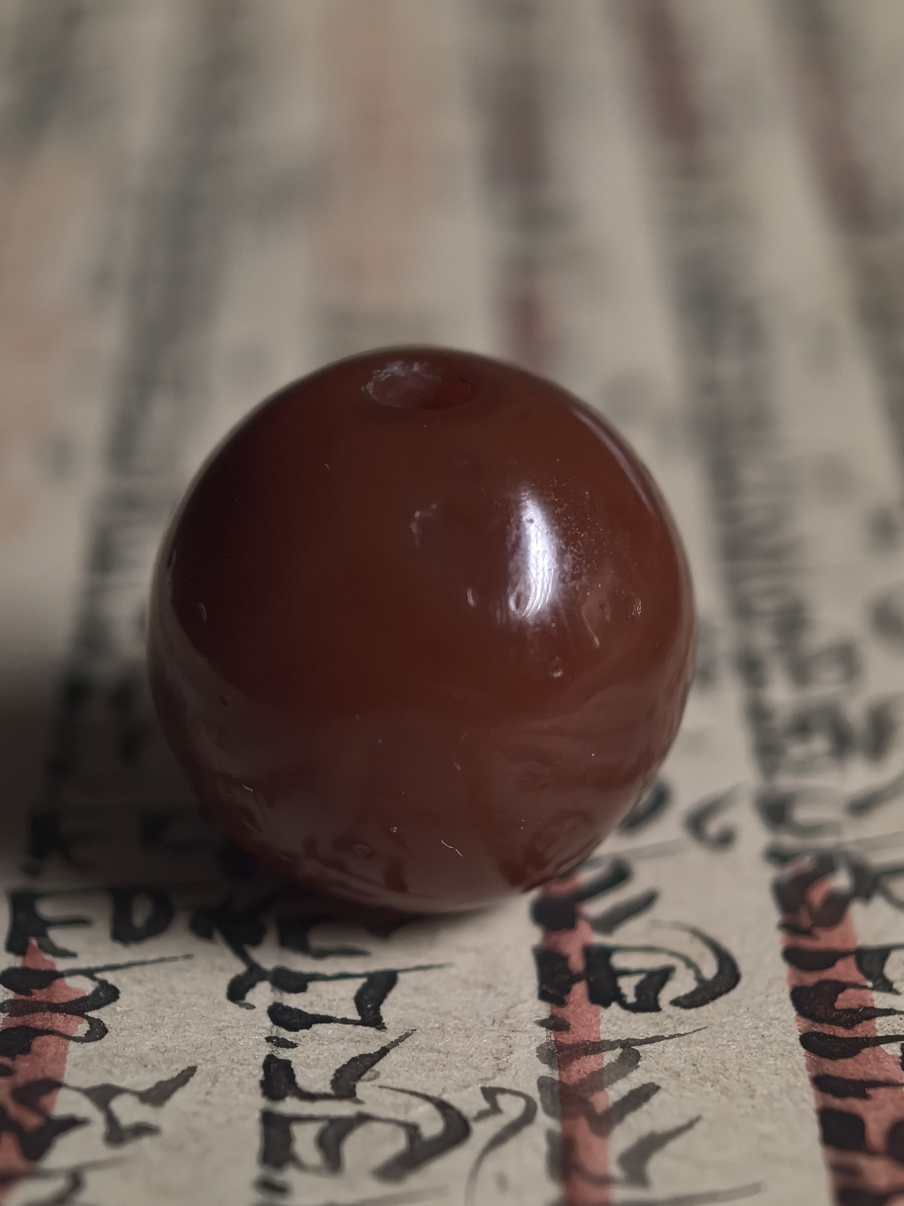 清代藏地瑜伽士修持【爆老红玛瑙古珠】高端文玩