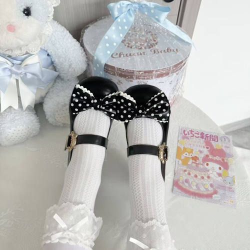 波点芙芙原创可爱百搭Lolita