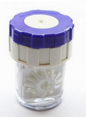 Manual Contact Lenses Cleaner Spinning Form Contact Lenses C