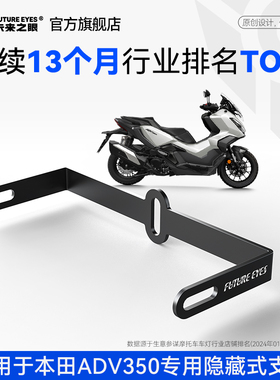 未来之眼适用于本田350ADV专用F150S改装支架隐藏式射灯支架