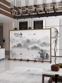 中式 屏风隔断客厅办公折叠移动简约现代轻奢卧室遮挡家用简易折屏