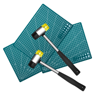植物树叶敲拓染锤幼儿园儿童diy拓染布布料小拓印锤子工具材料包