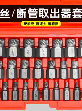 取断丝取出器神器万能断头螺丝滑丝锥取出器水龙头水管反丝取出器
