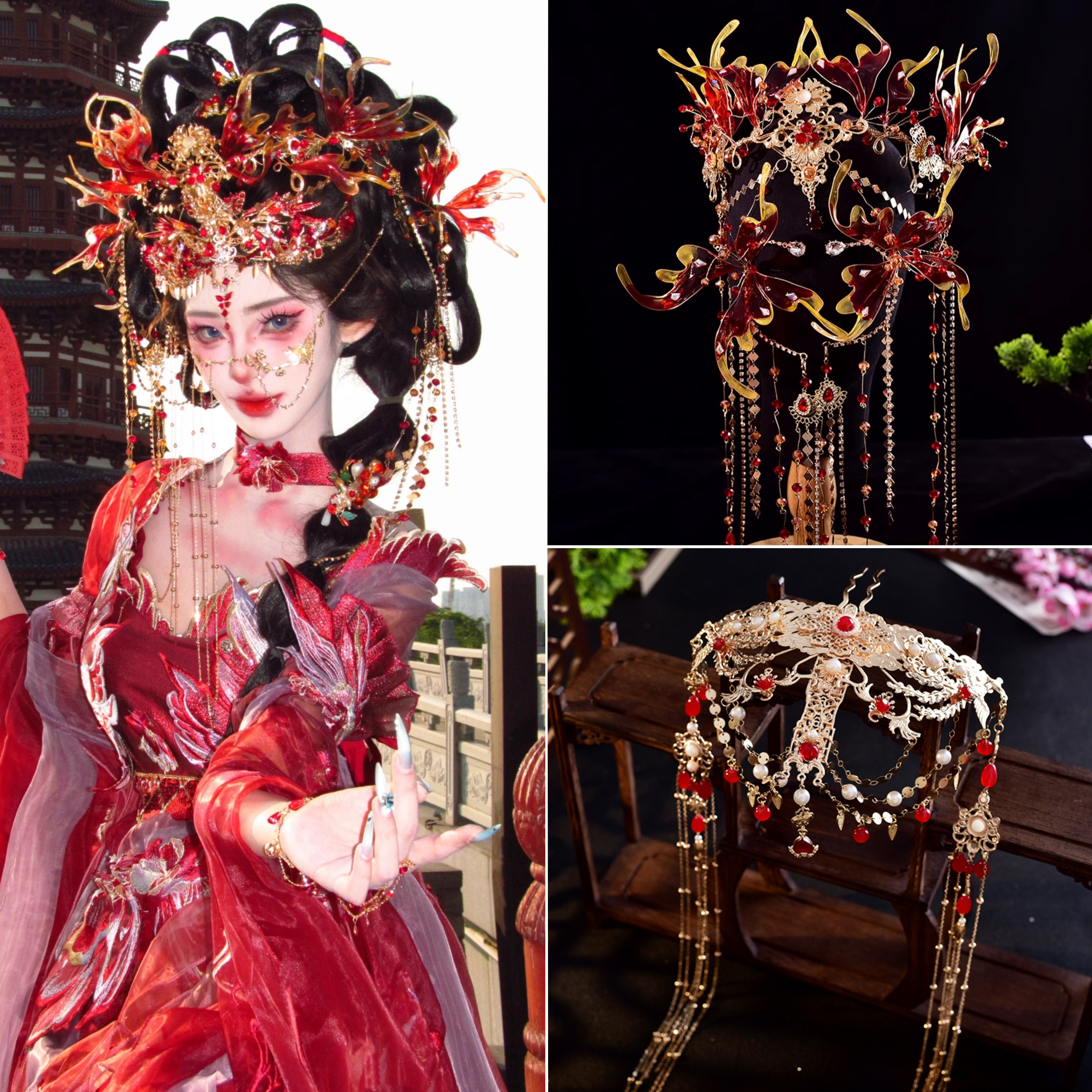 异域敦煌发饰西域头饰公主头饰