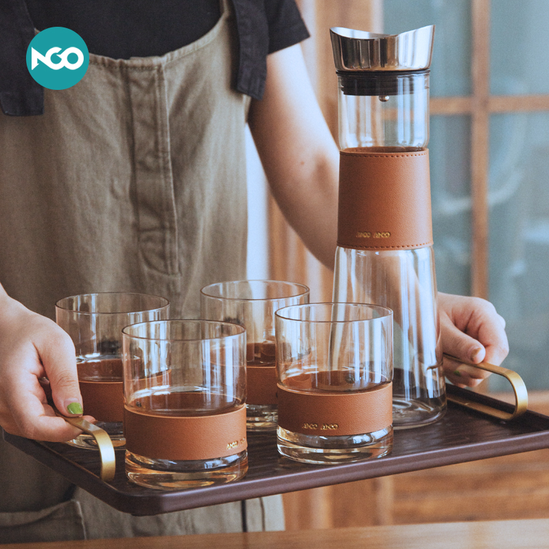 ancoango高硼硅现代风皮革餐饮