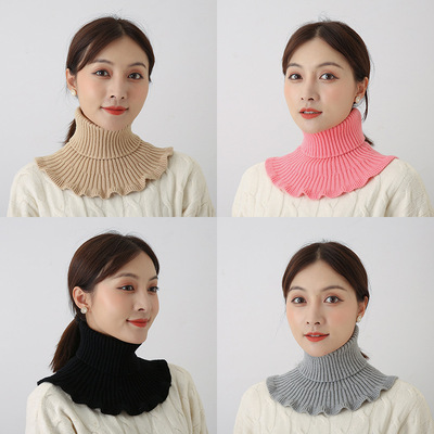 假领子新款围脖护颈加厚防寒
