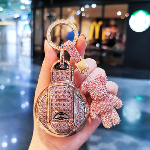 宝马mini钥匙套高档女