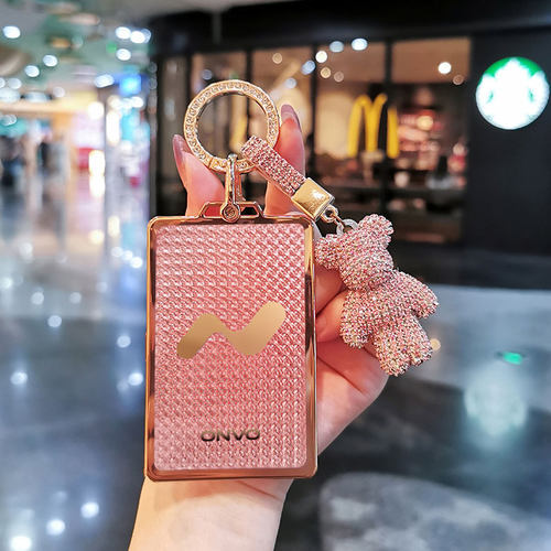 乐道卡片钻石纹钥匙套