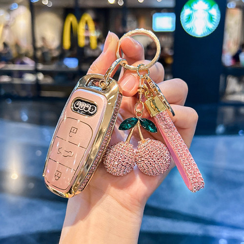 适用奥迪a6l钥匙套2025款a4l车q5lq3q2壳a3a5a8包q7q4etron扣tt女