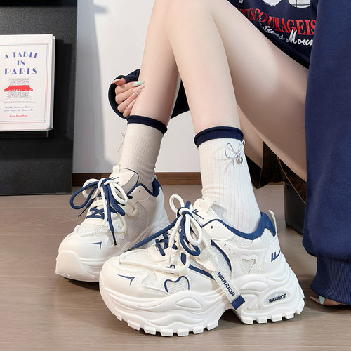 回力增高5cm厚底老爹鞋女