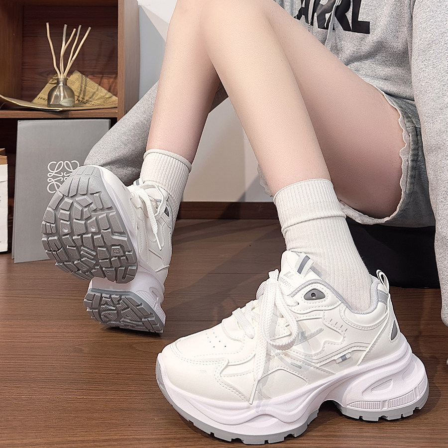 回力白色复古运动鞋情侣款2026爆款百搭小白鞋厚底轻便舒适老爹鞋,女鞋,时尚休闲鞋,淘宝优惠券,粉丝福利购,淘宝优惠卷