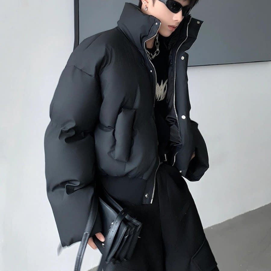 美式高街痞帅羽绒服男款冬季