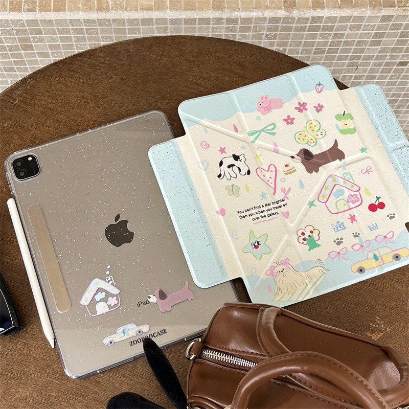 【2024款x轻薄磁吸】ipad保护套适用苹果pro11平板air5/6无笔槽10.2寸竖屏2022双面夹12.9防弯13分离2021硬壳