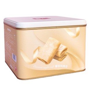 海南春光传统椰香卷曲奇凤凰卷椰子糖零食节日企业商务福利礼盒