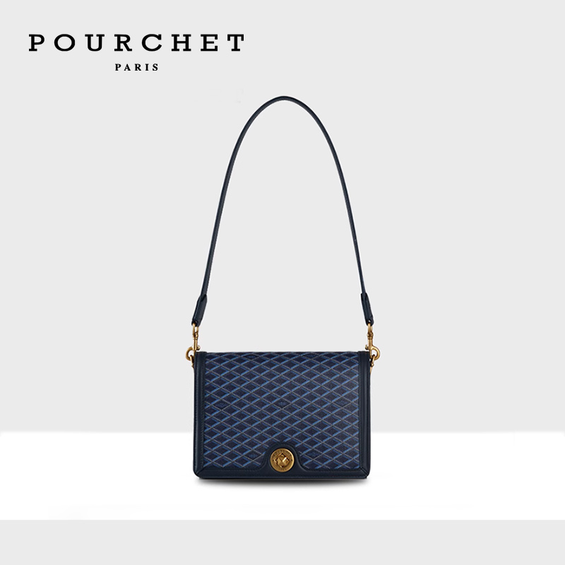 pourchet宝榭邮差包中号