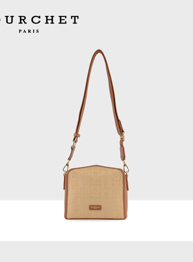 POURCHET/宝榭L'ENVOLÉE PAILLE 草编信封包新款女士单肩包