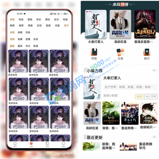 全新uniapp小说漫画APP小说源码/会员阅读/月票功能