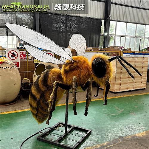 仿真昆虫产品大型电动蜜蜂模型蜂蜜店铺装饰摆件逼真的昆虫雕塑