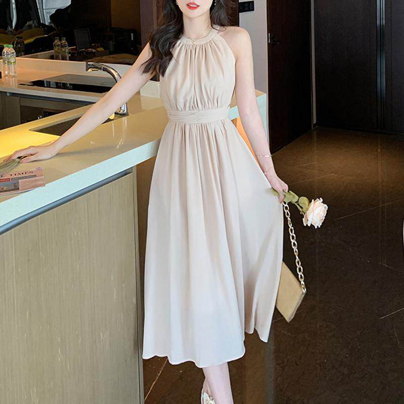 BLLOUKE雪纺法式连衣裙子女士装春秋2025年新款夏季小个子气质无