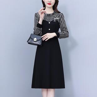 JOYIASS高端广州女装爆款连衣裙开春季大码十三行假两件奢华大牌