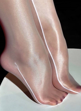 DING金属质感油亮丝裤(不是丝袜!新物种)性感超薄光泽连脚