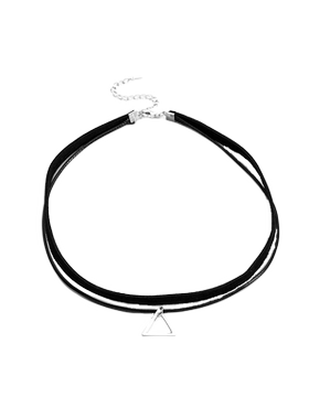 925银黑色项圈女生/女士项链