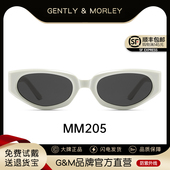 张凌赫同款 gm墨镜男防晒2025新款 复古猫眼太阳眼镜女马吉拉MM205