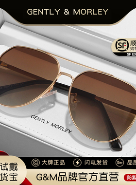 高级感飞行员偏光太阳镜男士墨镜女款眼睛开车专用双梁蛤蟆镜驾驶