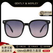 2025新款 GM墨镜女款 高级感防紫外线偏光太阳眼镜黑框渐变色方圆脸