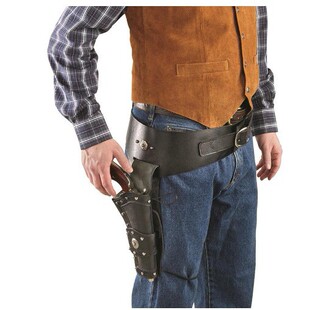 跨境外贸中世纪左轮手枪枪套欧美西部牛仔COSPLAY服装道具腰带