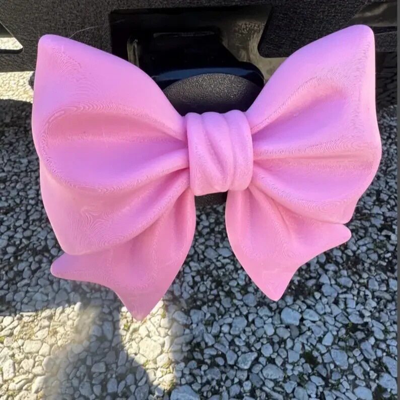 新款Pretty Bow Tow Hitch Cover精美蝴蝶结拖车钩装饰盖