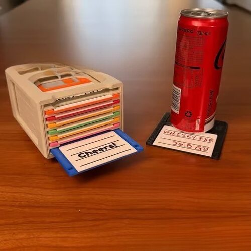 THE RETRO-TECH COASTER HOLDER复古科技风杯垫架