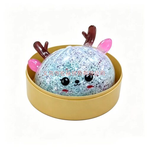 Christmas reindeer bun kneading game 圣诞麋鹿包子捏捏乐