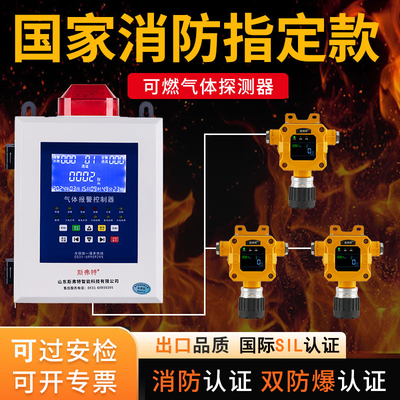 斯弗特可燃气体探测报警器工业可燃气体浓度检测仪新国标3C认证