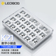 K21无线三模数字小键盘透明套件轴座热插拔RGB机械PAD LEOBOG