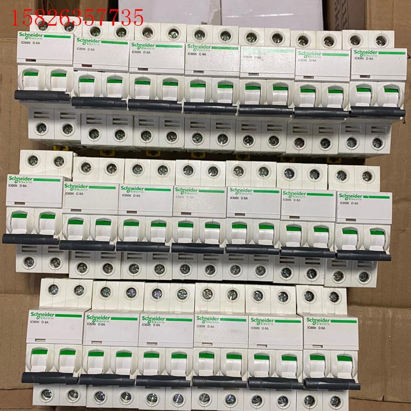 施耐德A9 IC65N 2P6A小型断路器 成色如图 拆(议价)