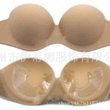 下单款 薄杯U形涂胶加固款透气侧翼一片式隐形文胸 Wing Bra