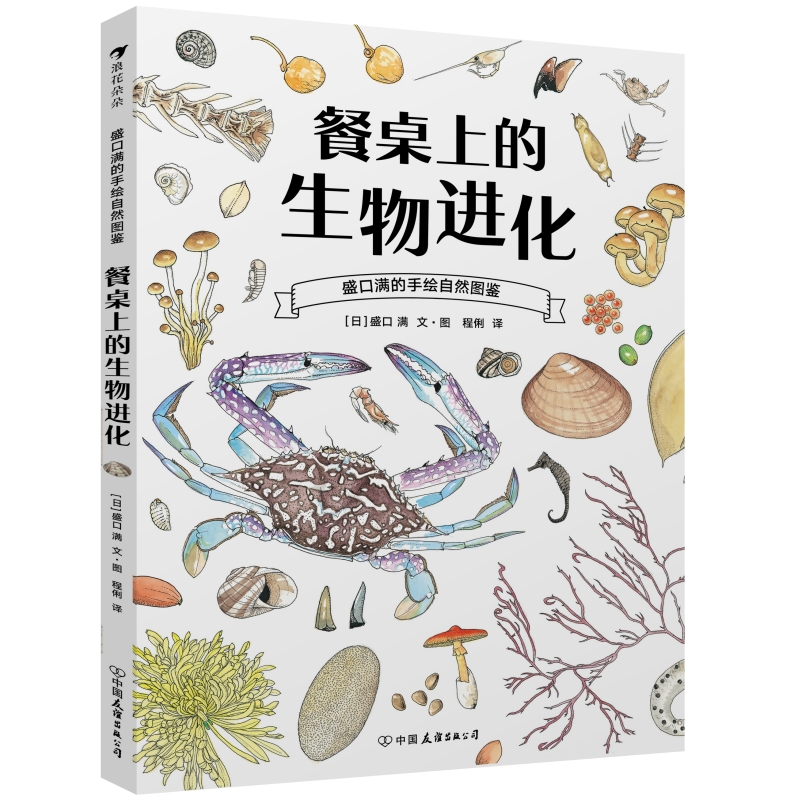 盛口满的手绘自然图鉴餐桌上