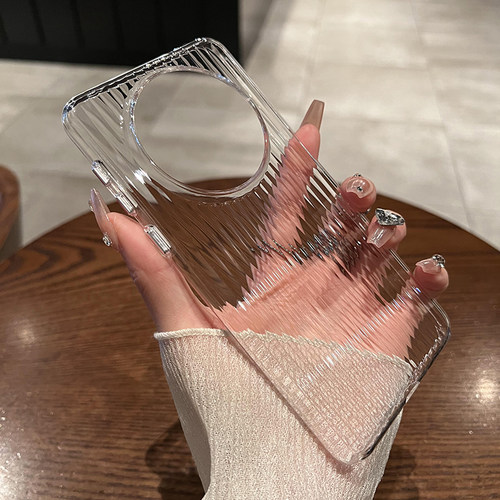 【瓦楞纹硬壳】适用于华为手机壳