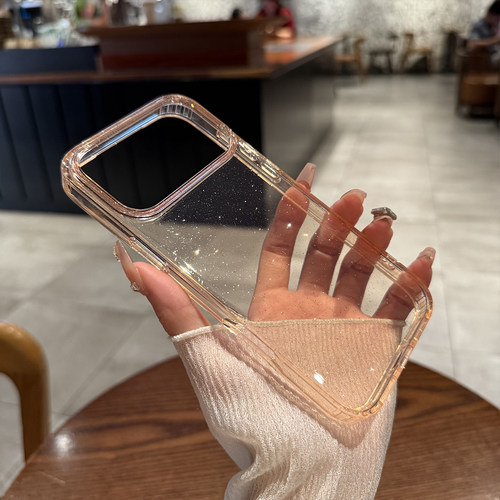 闪粉透明防摔适用于苹果手机壳