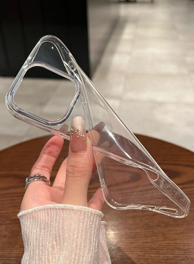 umj适用于苹果16proMax手机壳高品质软壳17Air超薄透明硅胶iphone14pro新款15简约16plus全包防摔13保护套男