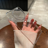 umj适用于华为mate70pro手机壳m70大孔镜头透明硬壳mate60pro简约高级新款 mate60pro 超薄全包防摔保护套男女