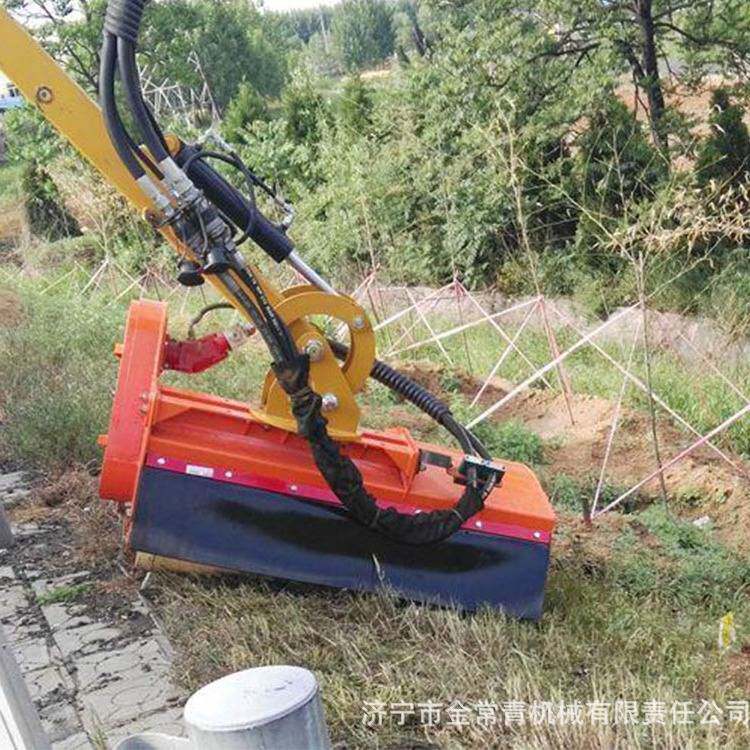 挖掘机前端改装割草机中小型液压碎草机大型挖机用旋耕打草机器